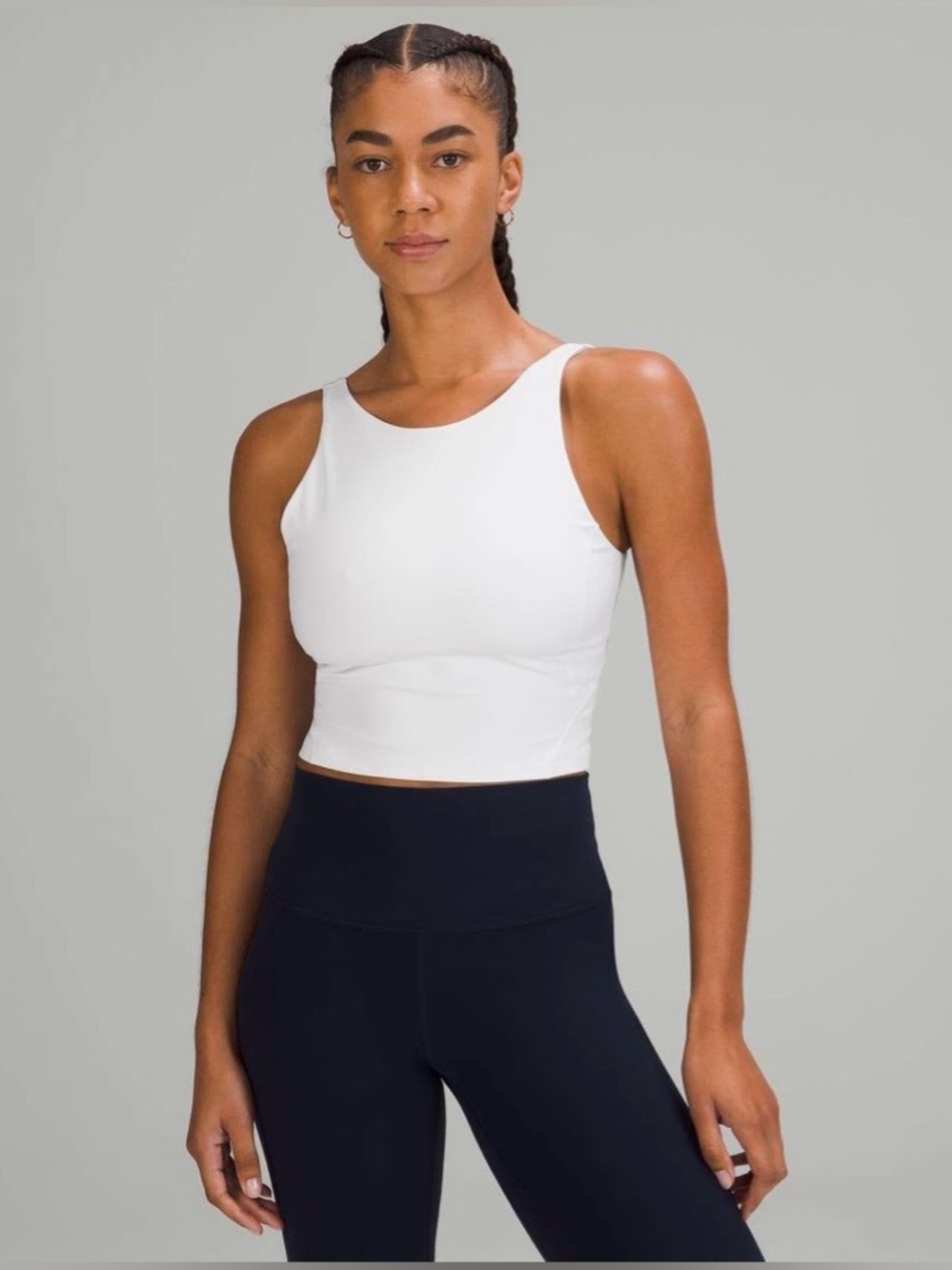 Lululemon Aling High-Neck Tank Top White Style W1DKES